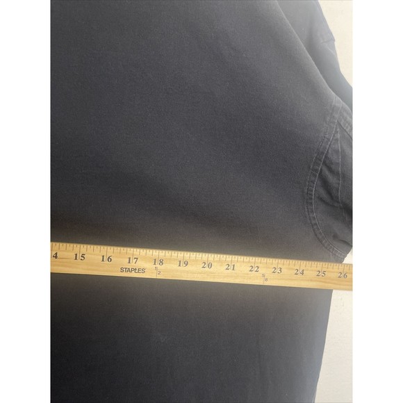 Duluth Trading Shirt Mens XL Black Long Sleeve Mock Neck Workwear Longtail T - Picture 6 of 7